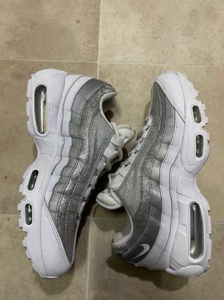 Nike Air Max 95 Argento e Bianco