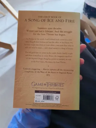 A Game of Thrones first book