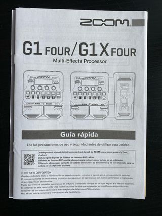 Pedal multi effetti chitarra ZOOM G1X FOUR