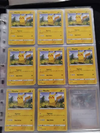 Lote Cartas Pokémon Pikachu