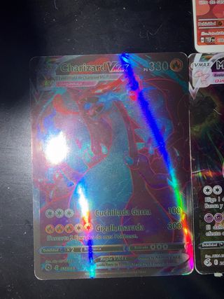 Lote 5 Cartas Pokémon Charizard Mew Gengar.