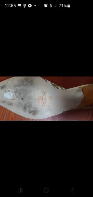 Sabot con tacco floreali