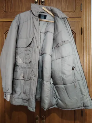 Chaquetón beige hombre XL