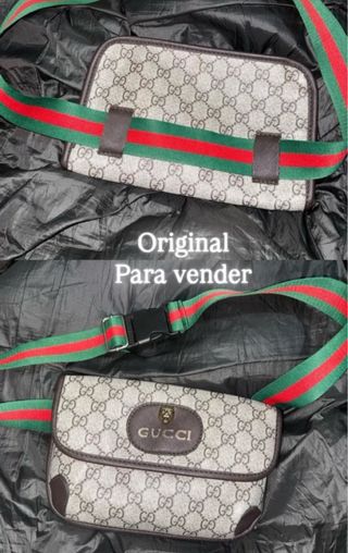 Borsa Gucci Originale Beige e Verde