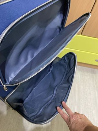 Maleta de viaje azul