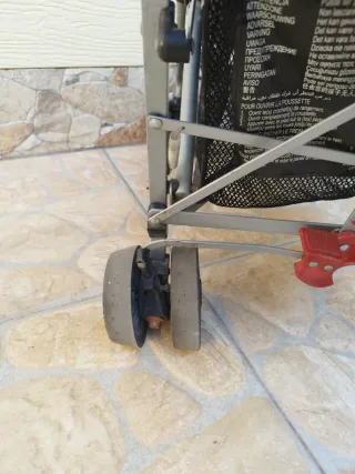 Carrito McLaren rosa y marrón