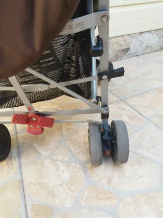 Carrito McLaren rosa y marrón