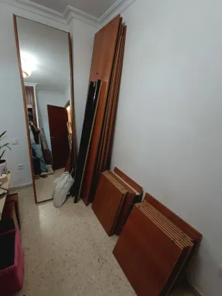 Armario 3 módulos madera (desmontado)