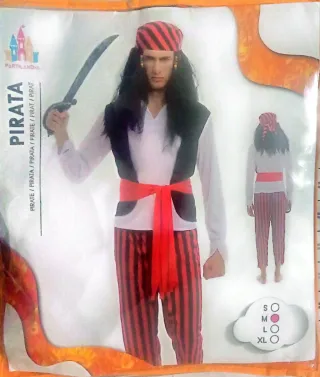 Disfraz Pirata Hombre Talla M