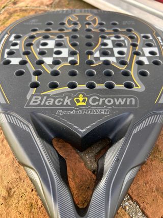 Pala Pádel Black Crown Poco Uso .Carbono