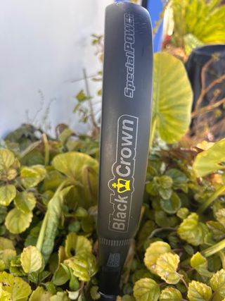 Pala Pádel Black Crown Poco Uso .Carbono