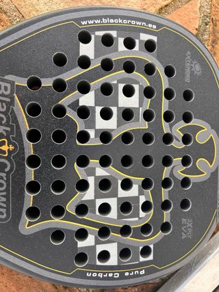 Pala Pádel Black Crown Poco Uso .Carbono