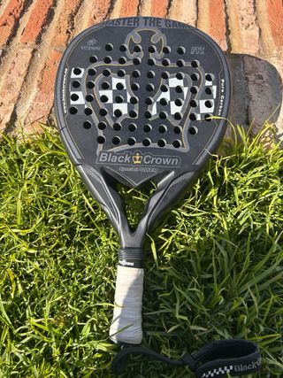 Pala Pádel Black Crown Poco Uso .Carbono