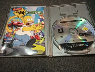 Juego PS2 Simpsons Hit & Run Platinum.