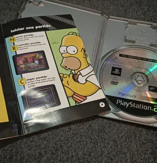 Juego PS2 Simpsons Hit & Run Platinum.