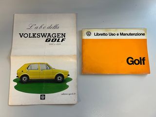 Libretto Uso Manutenzione Golf 1974