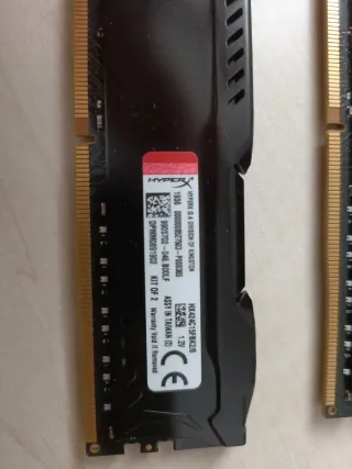 Memoria RAM HyperX Fury DDR4 Módulos RAM (8GB, 2x4