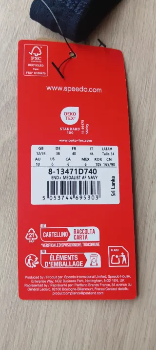 Bañador Speedo Endurance+ Medalist Negro