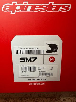 Casco Alpinestars S-M7 26 Negro