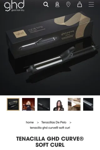 Tenacillas GHD Curve Negro