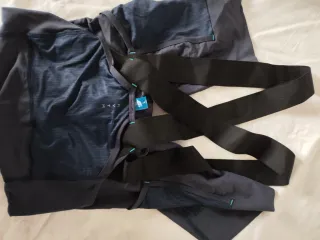 Salopette Ciclismo Rytm Nero Blu L