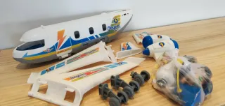 Avión Pin y Pon action emergencia + muñeca regalo