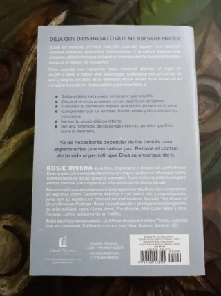 Dios es tu Defensor. Rosie Rivera. Autoayuda