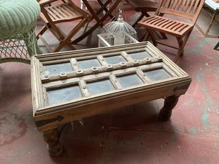 Mesa India Madera Antigua