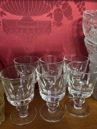 Calici da liquore piccoli in vetro