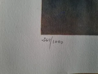 Litografía Maternidad Firmada y Numerada