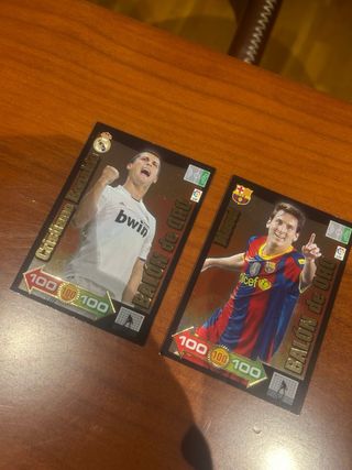 Cromos Fútbol Adrenalyn Messi Balón de Oro