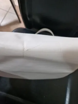 Borsa a tracolla in pelle Lacoste bianca