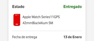 Apple Watch Series 11 GPS+CELL 42mm Negro