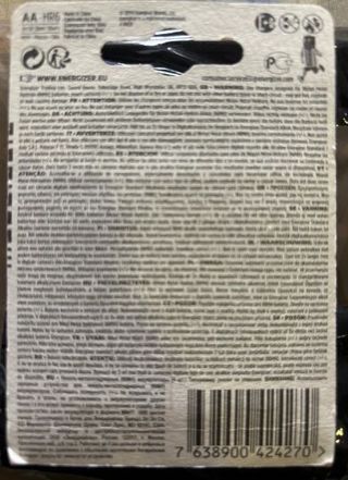 Pilhas AA Energizer Recarregáveis (4 unidades)