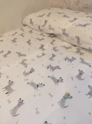 Funda nórdica infantil perritos,  cama 90cm