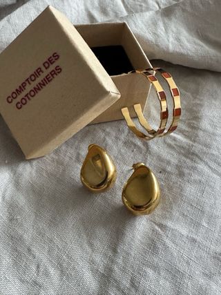 Lote 2 pares pendientes Comptoir des Cotonniers