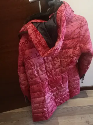 Casaco acolchoado mulher vermelho