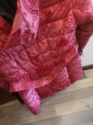 Casaco acolchoado mulher vermelho