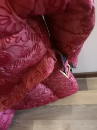 Casaco acolchoado mulher vermelho