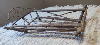 Cuna antigua grande para Niño Jesús