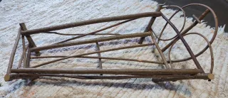 Cuna antigua grande para Niño Jesús