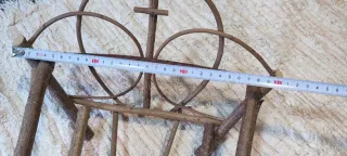 Cuna antigua grande para Niño Jesús