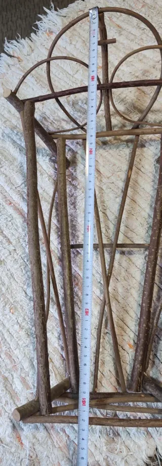 Cuna antigua grande para Niño Jesús