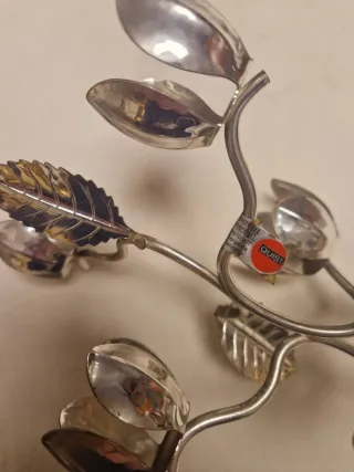 Candelabro Midcentury Quist Silver Plated