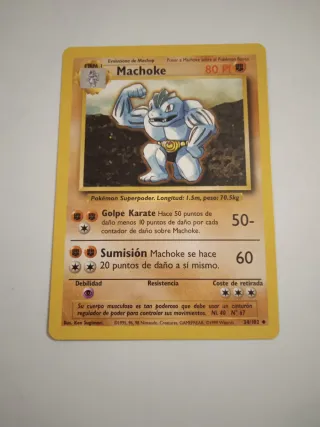 Carta Pokémon Machoke