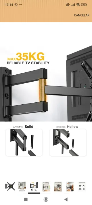 Soporte Pared TV 26-60 Alphamount