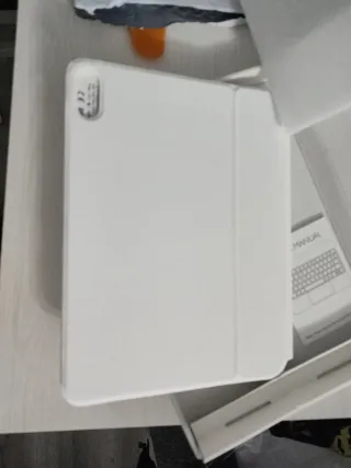 Funda Teclado iPad A16 11ª/10ª Gen Blanca