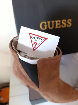 BOTINES GUESS SIN ESTRENAR Marrón Claro Talla 39