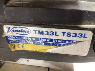ingletadora virutex tm33l ts33l