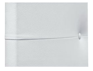 Cabecero 90cm polipiel blanco